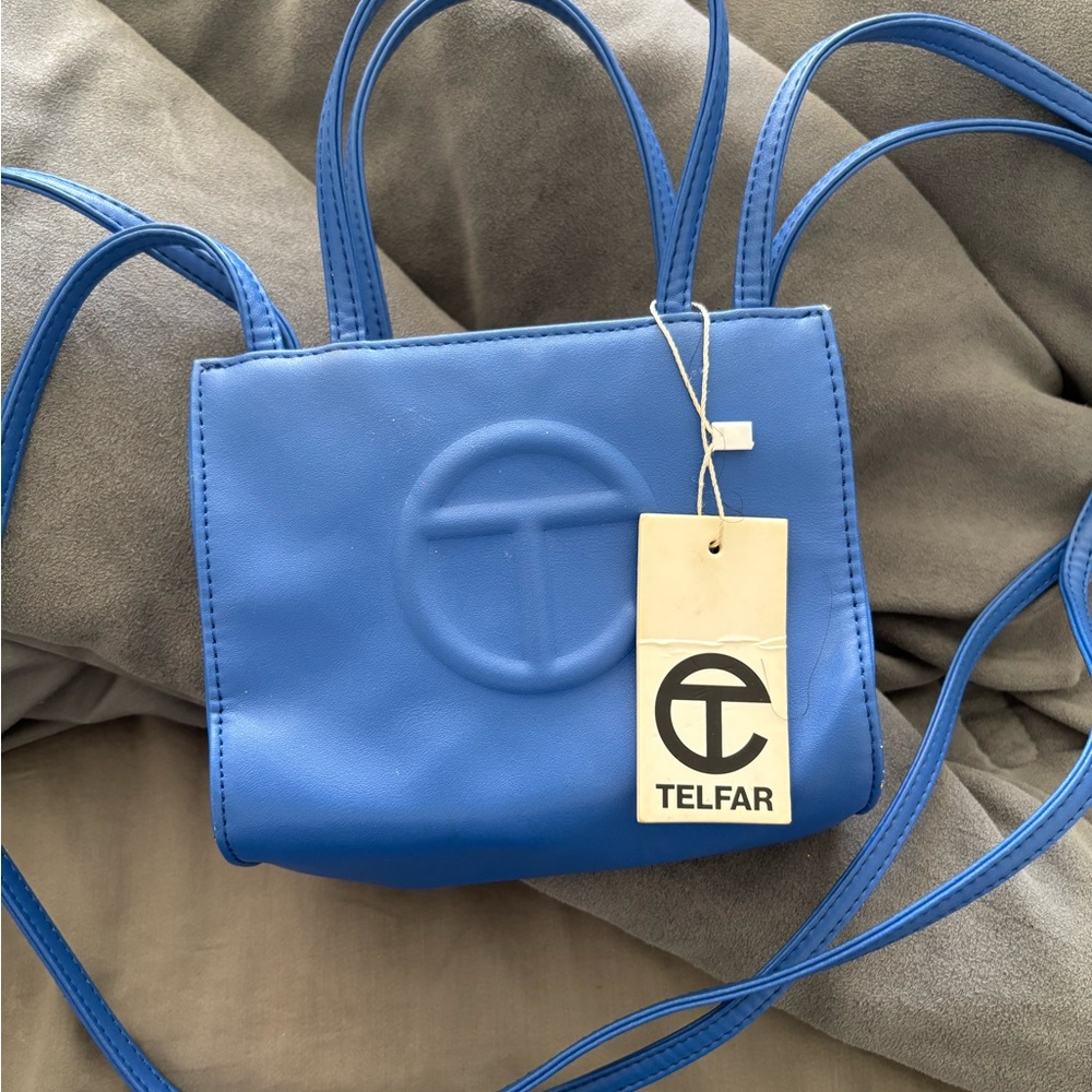 Telfar Navy and Royal Blue Tote
